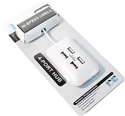 USB-A хаб Atcom TD004 4хUSB2.0 White (10722)