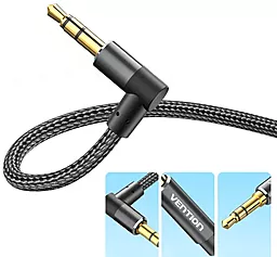 Аудио кабель Vention AUX mini Jack 3.5mm M/M cable 2 м black (BAZBH) - миниатюра 5