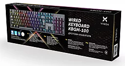 Клавиатура Vinga KBGM-100  Black - миниатюра 5