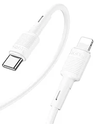 Кабель USB PD Hoco X83 Victory 20W USB Type-C - Lightning Cable White - миниатюра 2