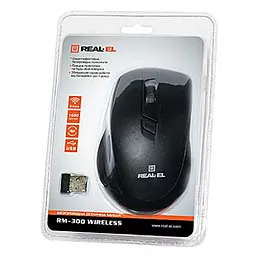 Компьютерная мышка REAL-EL RM-300 black-grey - миниатюра 2