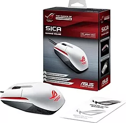 Комп'ютерна мишка Asus ROG Sica Gaming Mouse White (90MP00B2-B0UA00) White - мініатюра 5