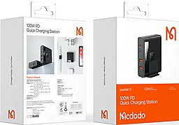 Сетевое зарядное устройство McDodo 100W GaN PD/QC 2xUSB-A 2x USB-C Black (CH-1802) - миниатюра 5