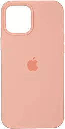 Чехол Silicone Case Full for Apple iPhone 12, iPhone 12 Pro Grapefruit