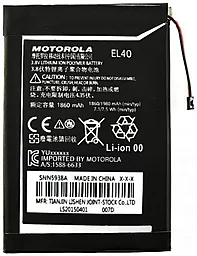 Аккумулятор Motorola MOTO E XT1022 / EL40 (1860 mAh) 12 мес. гарантии