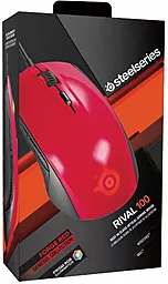 Компьютерная мышка Steelseries Rival 100 forged red (62337) - миниатюра 5