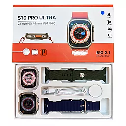 Смарт-часы Smart Watch S10 Pro Ultra Blue - миниатюра 2