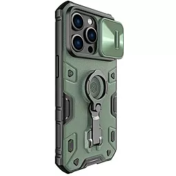 Чехол Nillkin CamShield Armor для Apple iPhone 14 Pro Max Зеленый - миниатюра 2