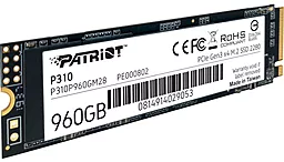 SSD Накопитель Patriot P310 960 GB (P310P960GM28) - миниатюра 4
