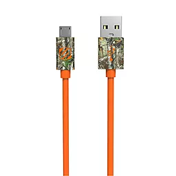 USB Кабель Scosche sleekSYNC™ Realtree® Micro USB Orange (MRT) - мініатюра 2