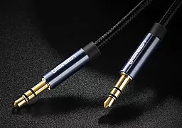 Аудио кабель Ugreen AV112 Gold Plated AUX mini Jack 3.5mm M/M Cable 2 м blue - миниатюра 9