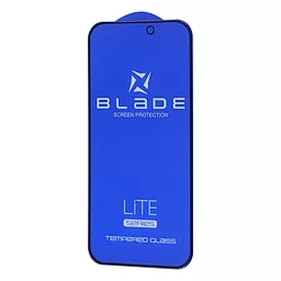 Защитное стекло Blade Lite Series Full Glue для Apple iPhone 15 Pro Black (без упаковки)