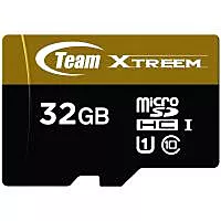 Карта пам'яті Team microSDHC 32 GB Xtreem Class 10 UHS-I U1 + SD-адаптер (TUSDH32GU9003) - мініатюра 2