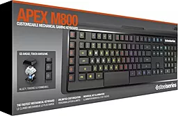 Клавиатура Steelseries Apex M800 (64173) Black - миниатюра 3