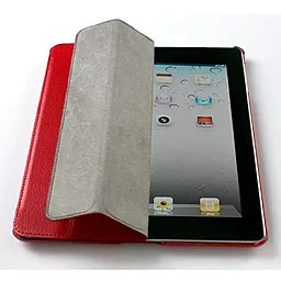 Чохол для планшету JustCase Leather Case For iPad 2/3/4 Red (SS0004) - мініатюра 4
