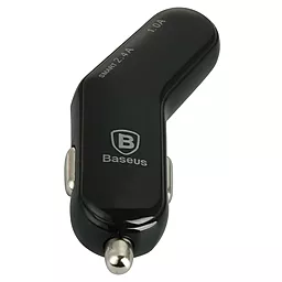 Автомобільний зарядний пристрій Baseus 2USB Car charger 2.4A Black (flyest series) - мініатюра 6