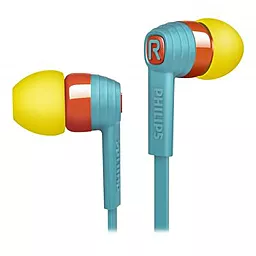 Навушники Philips SHE7055 Blue/Red - мініатюра 2