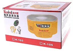 Ультразвуковая ванна KAiSi K103 (0.5л, 30Вт, 42кГц) - миниатюра 2