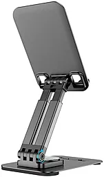 Подставка Hoco PH48 Fun Dual Axis 360 Rotating Tablet Desktop Holder Black - миниатюра 5