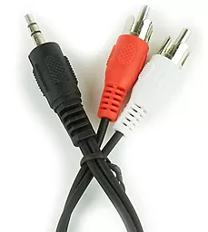 Аудио кабель Atcom Aux mini Jack 3.5 mm - 2хRCA M/M Cable 3 м black (10708) - миниатюра 3