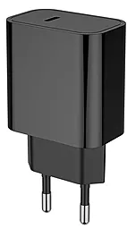 Сетевое зарядное устройство с быстрой зарядкой ColorWay V2 20w PD fast charger black (CW-CHS026PD-BK) - миниатюра 2