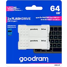 Флешка GooDRam 2x64 GB UME3 MIX 2-PACK USB (UME3-0640MXR11-2P) - миниатюра 10