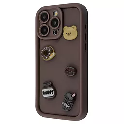 Чехол Pretty Things Case для Apple iPhone 13 Pro brown/donut