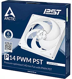 Система охлаждения Arctic P14 PWM PST White (ACFAN00197A) - миниатюра 4