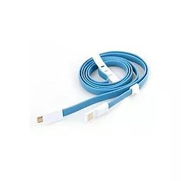 Кабель USB Auzer micro USB Cable Blue (AC-M1) - миниатюра 2