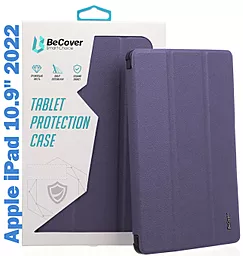 Чехол для планшета BeCover Direct Charge Pen с креплением Apple Pencil для Apple iPad 10.9" 2022 Purple (708501)