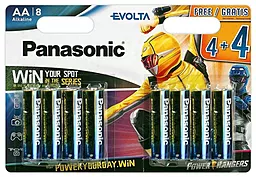 Батарейки Panasonic AA/LR06 Evolta Power Rangers 4+4шт
