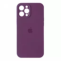 Чехол Silicone Case Full Camera для Apple iPhone 15 Pro Max purple