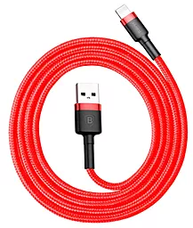 Кабель USB Baseus Kevlar 2M Lightning Cable Red (CALKLF-C19) - миниатюра 4