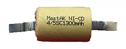 Акумулятор MastAK 4/5SC 1300mAh Ni-Cd 1.2 V