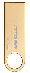 Флешка Kingston 8Gb DataTraveler GE9  (DTGE9/8GB) Gold - мініатюра 3