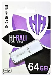 Флешка Hi-Rali Taga Series 64GB USB 2.0 (HI-64GBTAGWH) White