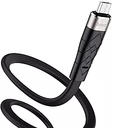 Кабель USB Hoco X53 Angel micro USB Cable Black - миниатюра 3