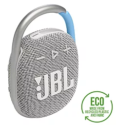 Колонки акустические JBL Clip 4 Eco White (JBLCLIP4ECOWHT) - миниатюра 2