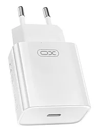 Сетевое зарядное устройство XO CE15 20w PD USB-C fast charger white - миниатюра 4