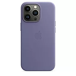 Чохол Epik Leather Case з MagSafe для Apple iPhone 13 Wisteria