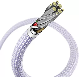 Кабель USB Baseus Dynamic 2 12w 2.4a Lightning cable Purple (CALD040005) - миниатюра 5
