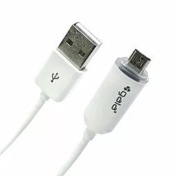 Кабель USB Gala micro USB Cable White (KBU4033) - миниатюра 2
