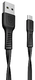 USB Кабель Baseus Tough micro USB Cable Black (CAMZY-B01)