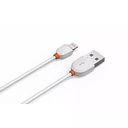 Кабель USB LDNio Lightning round 2.1A White (LS11) - миниатюра 4