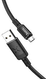 Кабель USB Hoco U63 Spirit micro USB Cable Black - миниатюра 3