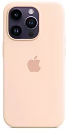 Чехол Silicone Case Full для Apple iPhone 14 Pro Pink Sand