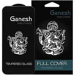 Защитное стекло Ganesh Full Cover для Apple iPhone 15 Pro (6.1") Black - миниатюра 2