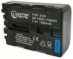 Аккумулятор для видеокамеры Sony NP-FM50 (1500 mAh) BDS2663 ExtraDigital - миниатюра 2