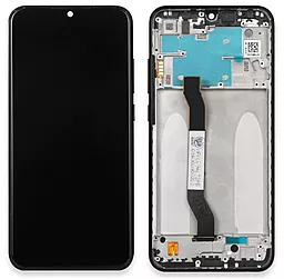 Дисплей Xiaomi Redmi Note 8, Note 8 2021 с тачскрином и рамкой, Black