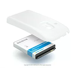Акумулятор Samsung i8190 Galaxy S3 mini / EB-F1M7FLU (3200 mAh) Craftmann White - мініатюра 2